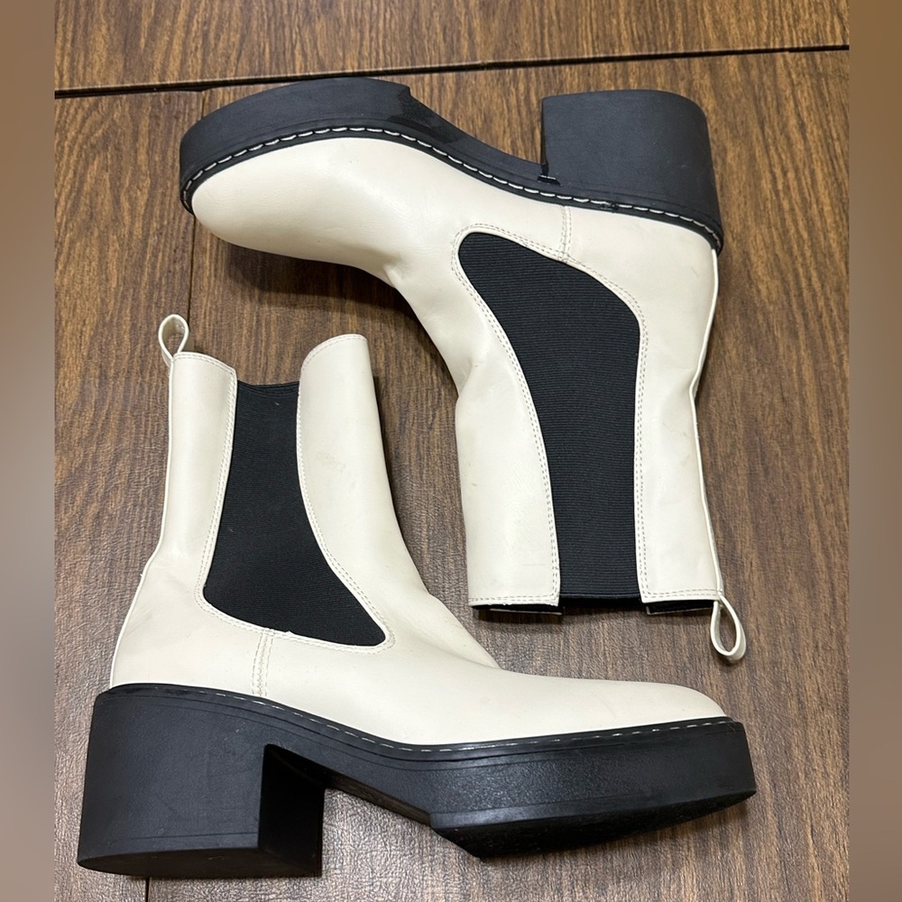 Nine West Doleas 3 Cream Women's Boots, Size 8.5‎ - Picture 7 of 10